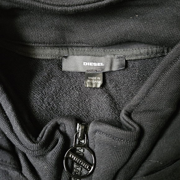 DIESEL mesh and rings hoodie - Picture 3 of 9